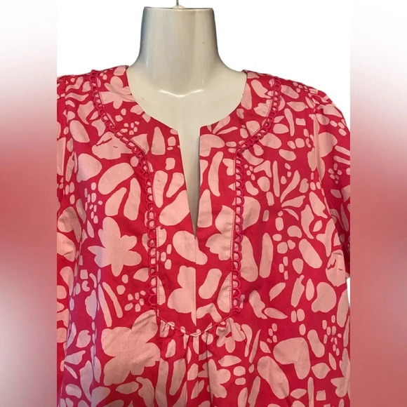 NWT Gibson Look Crochet Trimmed Cabana Dress - Picture 4 of 13